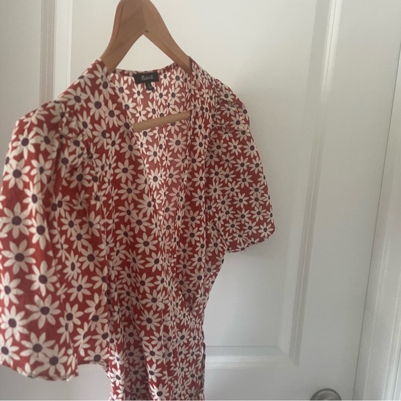 madewell daisy wrap dress - Picture 9 of 14